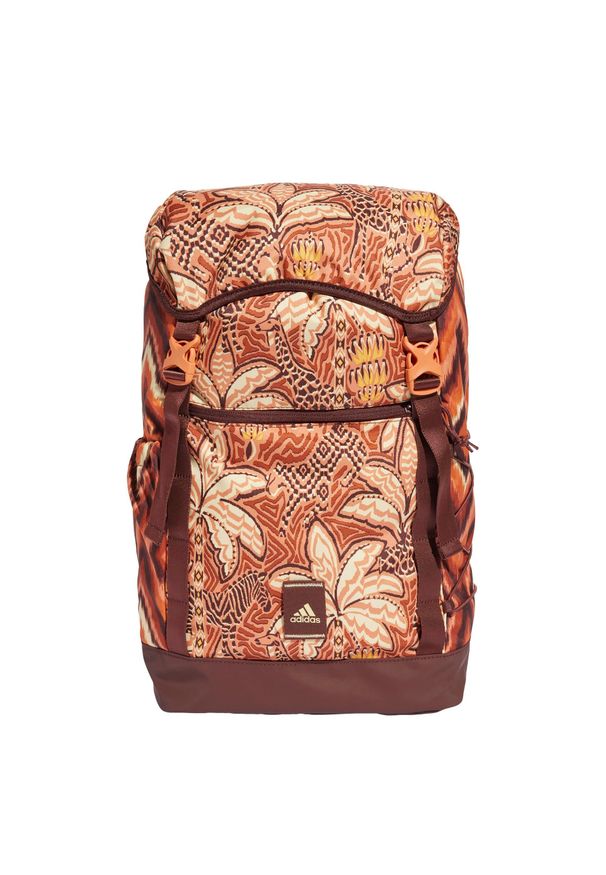 Adidas - Plecak adidas x FARM Rio Premium. Kolor: wielokolorowy, brązowy, żółty. Materiał: materiał