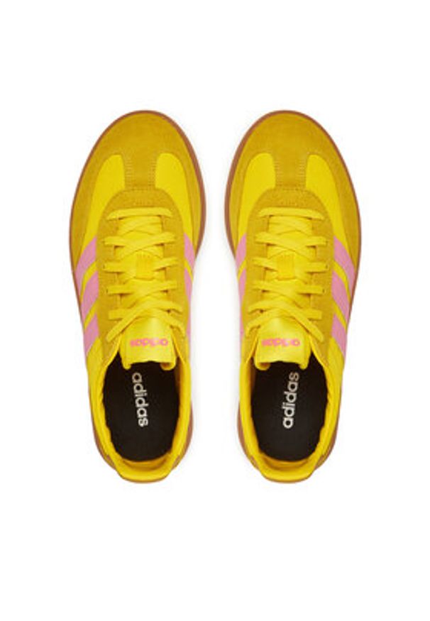 Adidas - adidas Sneakersy Barreda Decode JR3542 Żółty. Kolor: żółty. Materiał: zamsz, skóra