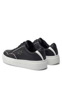 Armani Exchange Sneakersy XDX160 XV888 T780 Czarny. Kolor: czarny. Materiał: skóra #4