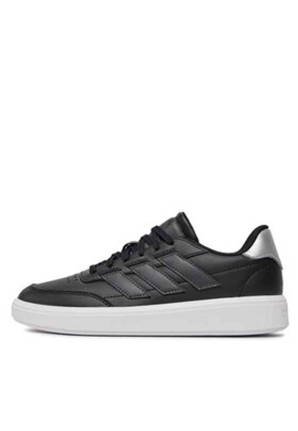 Adidas - adidas Sneakersy Courtblock IF6492 Czarny. Kolor: czarny. Materiał: skóra