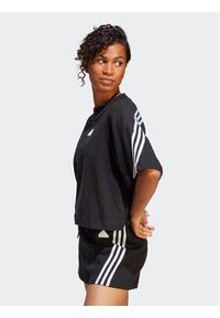 Adidas - adidas T-Shirt Future Icons 3-Stripes T-Shirt HT4695 Czarny Loose Fit. Kolor: czarny. Materiał: bawełna #5