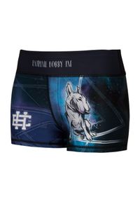 Spdenki sportowe damskie do jogi fitnessu EXTREME HOBBY BULTERIER. Kolor: czarny. Materiał: poliester, elastan. Długość: krótkie. Sport: joga i pilates, fitness #1