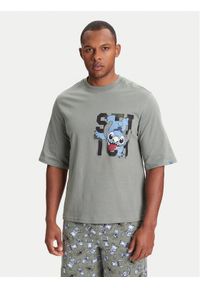 United Colors of Benetton - United Colors Of Benetton T-Shirt 30964M01Y Szary Relaxed Fit. Kolor: szary. Materiał: bawełna