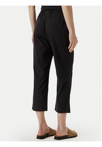 Max Mara Beachwear Spodnie materiałowe 2616131029650 Czarny Regular Fit. Kolor: czarny. Materiał: bawełna #5