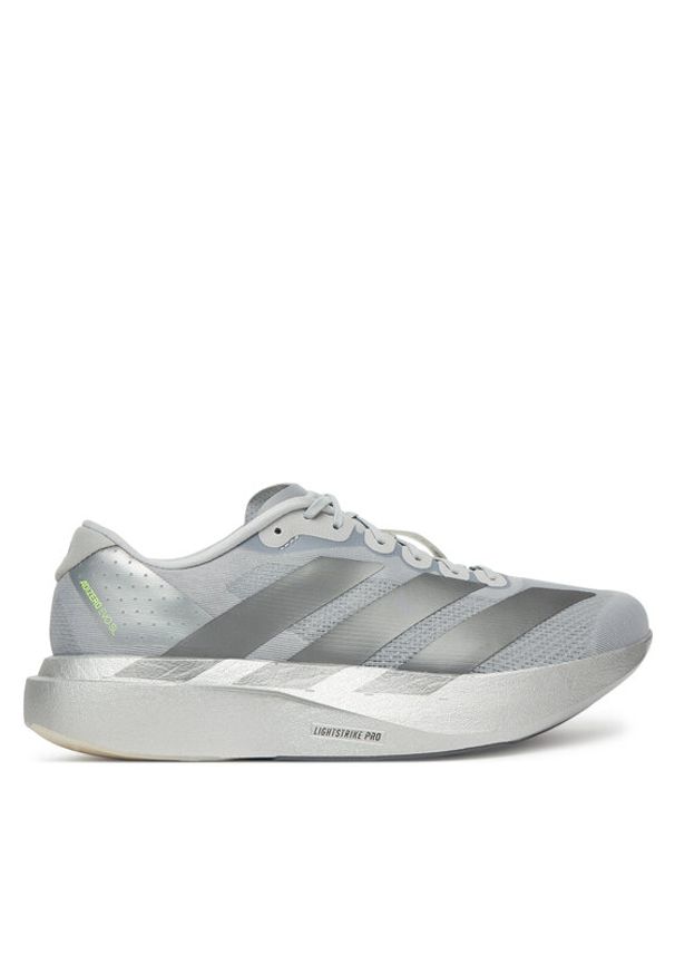 Adidas - adidas Buty do biegania Adizero Evo Sl JR3419 Szary. Kolor: szary. Materiał: materiał