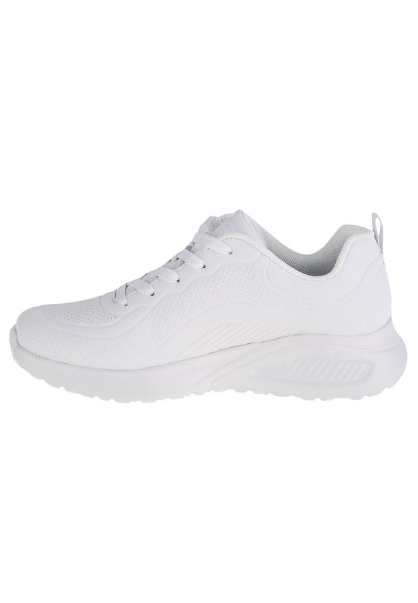 skechers - Buty do chodzenia damskie Skechers Bobs Buno How Sweet. Zapięcie: sznurówki. Kolor: biały. Materiał: guma, syntetyk, tkanina, materiał. Szerokość cholewki: normalna. Sport: turystyka piesza