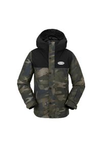 Kurtka narciarska Volcom Stone.91 Ins. Kolor: wielokolorowy, zielony. Sezon: zima. Sport: narciarstwo #1