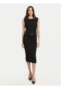 Guess Spódnica ołówkowa W5YD66 Z0130 Czarny Slim Fit. Kolor: czarny. Materiał: wiskoza #5