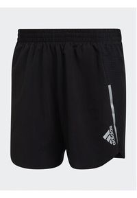Adidas - adidas Szorty sportowe Designed 4 Running H58578 Czarny Regular Fit. Kolor: czarny. Materiał: syntetyk. Styl: sportowy