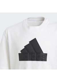 Adidas - Future Icons Logo Piqué Tee. Kolor: biały, czarny, wielokolorowy. Sport: fitness