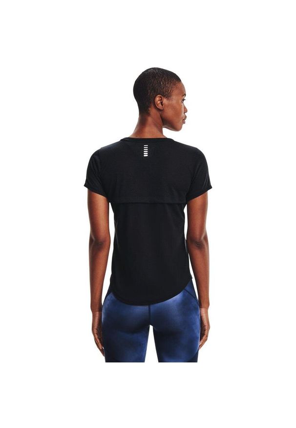 Under Armour - UA Streaker SS Czarny L. Kolor: czarny. Sport: bieganie