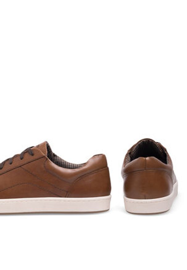 Lasocki Sneakersy CUSHION-02 MB Brązowy. Kolor: brązowy. Materiał: skóra