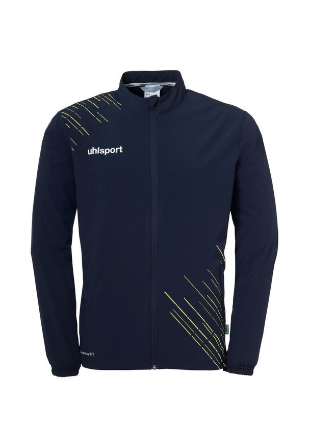 UHLSPORT - Tkana bluza dresowa Uhlsport Score 26 Evo. Kolor: wielokolorowy, niebieski, żółty. Materiał: dresówka. Sport: piłka nożna