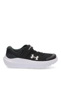 Buty sportowe Under Armour dzieci oddychające szare. Zapięcie: rzepy. Kolor: czarny. Materiał: materiał, syntetyk. Sport: bieganie #1