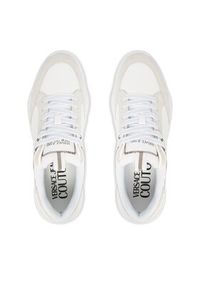 Versace Jeans Couture Sneakersy 79YA3SC2 ZPB30 003 Biały. Kolor: biały. Materiał: skóra #7