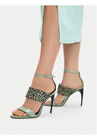 Eva Minge Sandały EO-NADIA-LT2035-2-2 Zielony. Kolor: zielony. Materiał: skóra, syntetyk #2