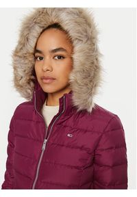 Tommy Jeans Kurtka puchowa Basic DW0DW18312 Czerwony Slim Fit. Kolor: czerwony. Materiał: syntetyk #5