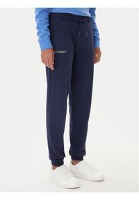 Kappa Spodnie dresowe Festa 331M34W Granatowy Regular Fit. Kolor: niebieski. Materiał: bawełna #1