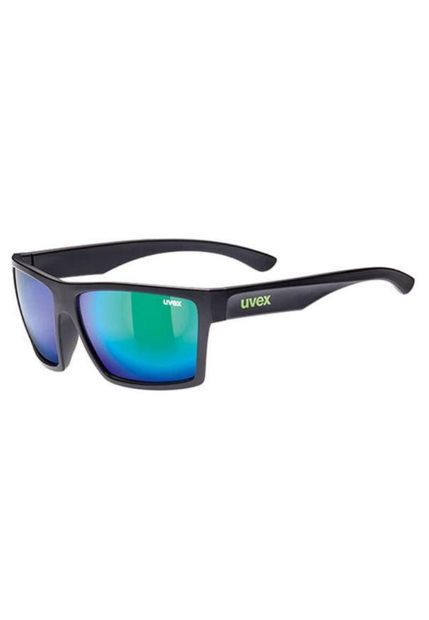 Okulary Uvex przeciwsłoneczne Lgl 29 Mirror Green 2215. Kolor: zielony, wielokolorowy, czarny