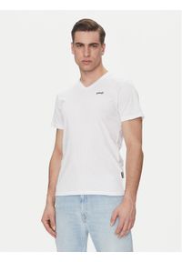 SCHOTT N.Y.C. T-Shirt TSCASUALV Biały Regular Fit. Kolor: biały. Materiał: bawełna