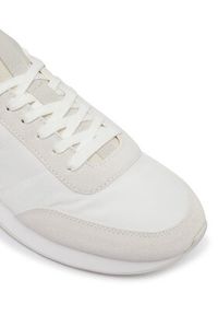 Calvin Klein Sneakersy Retro Runner Sock Laceup Mix YM0YM01414 Biały. Kolor: biały. Materiał: materiał #3