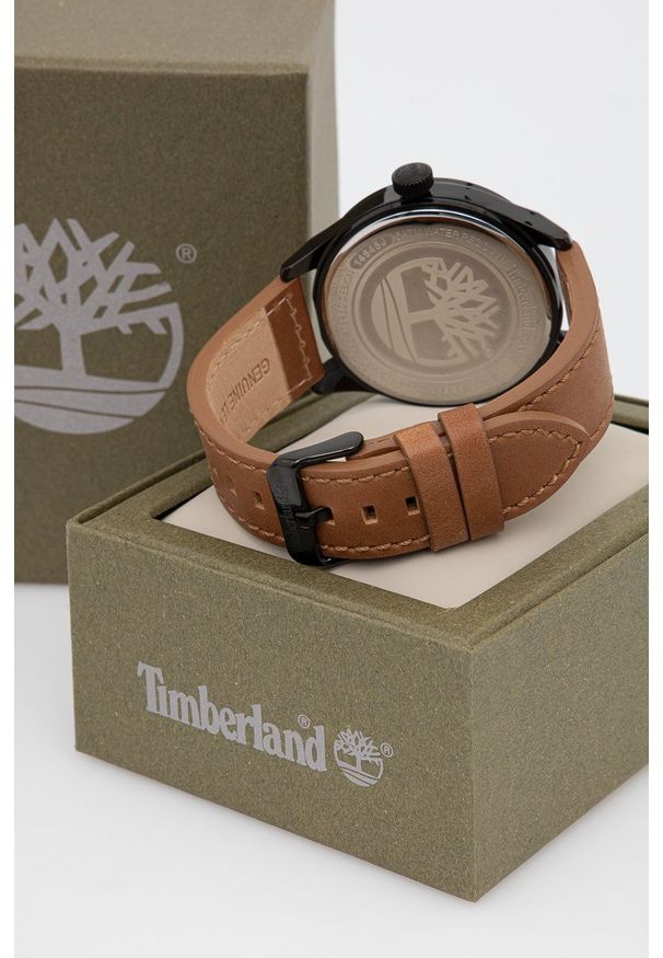 Timberland - Zegarek TBL.14645JYB.02. Kolor: czarny. Materiał: skóra, materiał