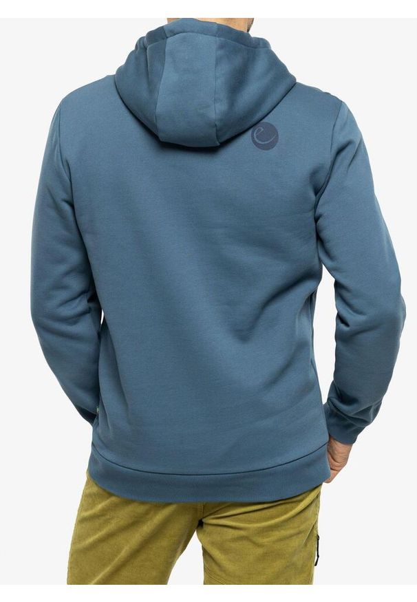 EDELRID - Bluza z kapturem męska Edelrid Me Spotter Hoody IV. Typ kołnierza: kaptur. Kolor: niebieski