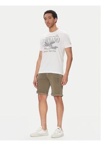 Aeronautica Militare T-Shirt 251TS2405J641 Biały Regular Fit. Kolor: biały. Materiał: bawełna #3