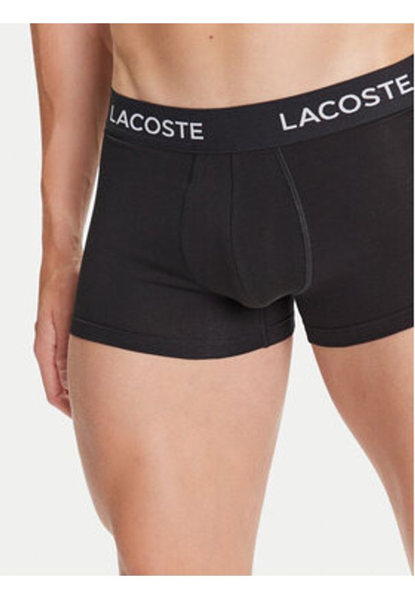 Lacoste Komplet 7 par bokserek 5H2385 Czarny. Kolor: czarny. Materiał: bawełna