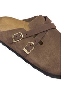 Birkenstock Klapki Blair D-Buckle 1032983 Brązowy. Kolor: brązowy. Materiał: zamsz, skóra #2
