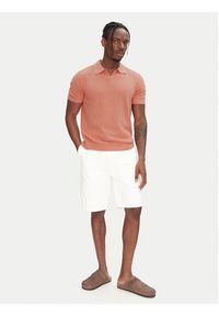 Selected Homme Sweter 16097572 Różowy Regular Fit. Kolor: różowy. Materiał: bawełna
