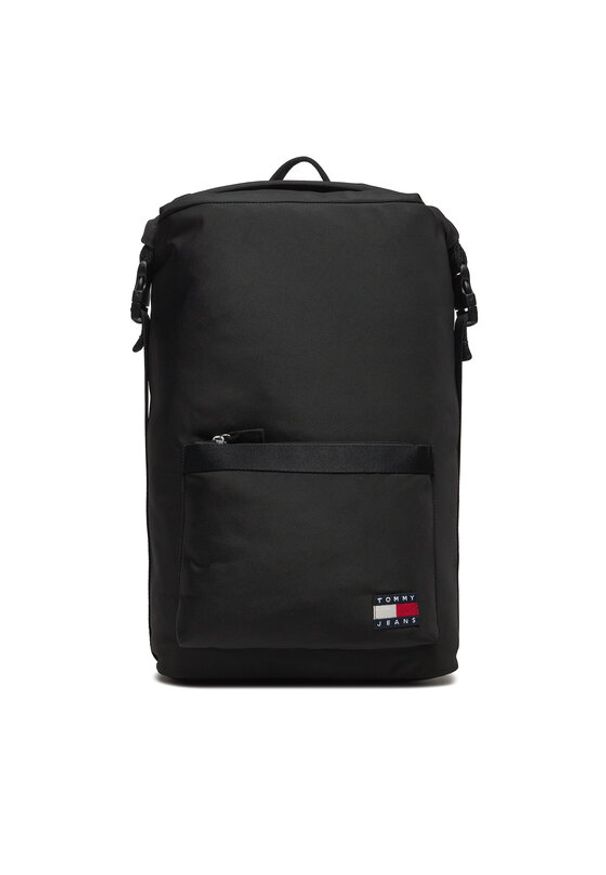 Tommy Jeans Plecak Tjm Daily Rolltop Backpack AM0AM11965 Czarny. Kolor: czarny. Materiał: materiał