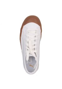 Buty Puma Capri Leather W 369244 03 białe. Okazja: na co dzień. Zapięcie: sznurówki. Kolor: biały. Materiał: syntetyk, kauczuk, materiał, guma, skóra. Szerokość cholewki: normalna #5