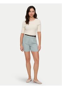 only - ONLY Szorty materiałowe Siesta 15367413 Turkusowy Regular Fit. Kolor: turkusowy. Materiał: wiskoza #6