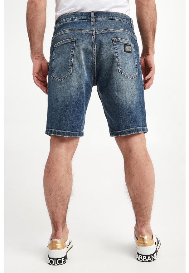 Dolce & Gabbana - Spodenki jeansowe męskie DOLCE & GABBANA. Materiał: jeans