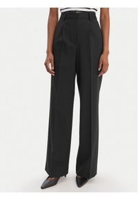 TOMMY HILFIGER - Tommy Hilfiger Spodnie materiałowe Timeless WW0WW48801 Czarny Wide Leg. Kolor: czarny. Materiał: syntetyk #1