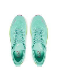 EA7 Emporio Armani Sneakersy X8X246 XK443 D134 Błękitny. Kolor: niebieski. Materiał: materiał #3