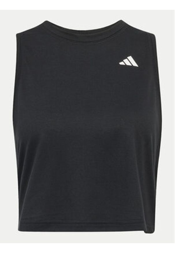 Adidas - adidas Koszulka techniczna Train Essentials Boxy Workout JF1025 Czarny Regular Fit. Kolor: czarny. Materiał: syntetyk