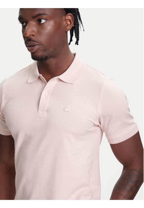 United Colors of Benetton - United Colors Of Benetton Polo 3WG9U301Z Różowy Slim Fit. Typ kołnierza: polo. Kolor: różowy. Materiał: bawełna