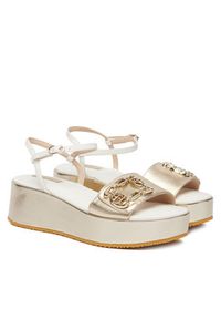 Liu Jo Sandały Flo 01 SA6137 PX026 Złoty. Kolor: złoty. Materiał: skóra #5