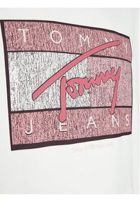 Tommy Jeans Bluza Dna Flag Twist DM0DM21100 Écru Regular Fit. Materiał: bawełna #3