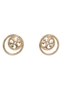 Kolczyki Tory Burch. Materiał: złote. Kolor: złoty