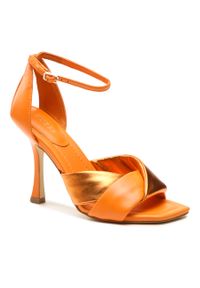 Sandały Guess Hyson FL6HYS LEA03 ORANG. Kolor: pomarańczowy. Materiał: skóra #1