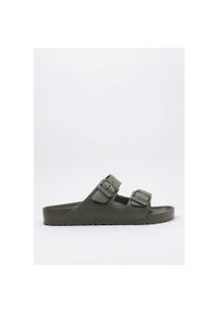 Klapki męskie Birkenstock Arizona Eva. Kolor: zielony. Materiał: materiał, syntetyk