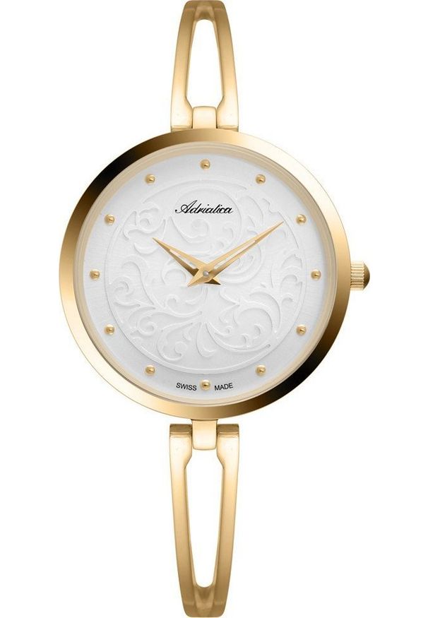 Zegarek Adriatica Zegarek damski Adriatica A3746.1143Q złoty. Kolor: złoty