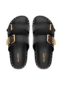 Aldo Klapki Elyna 13904966 Czarny. Kolor: czarny. Materiał: skóra
