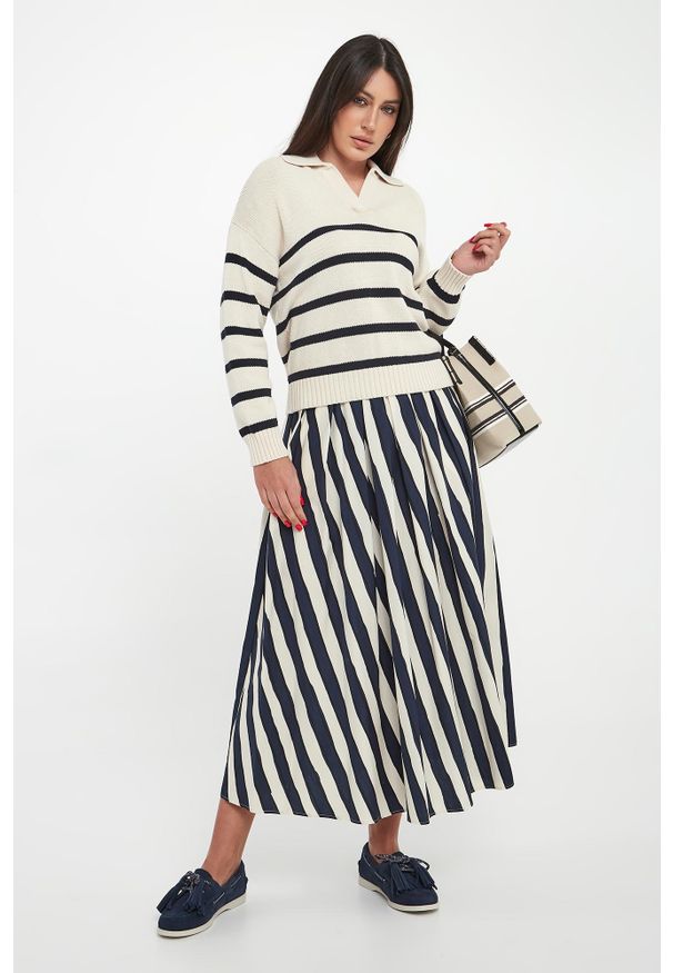 Weekend Max Mara - Sweter damski w paski Panfilo WEEKEND MAX MARA. Wzór: paski