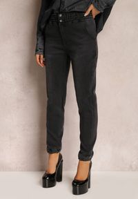 Renee - Czarne Jeansy Joggery Ketsiah. Kolor: czarny. Styl: elegancki #5