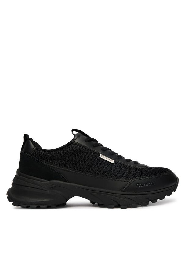 Sneakersy Calvin Klein. Kolor: czarny. Materiał: mesh