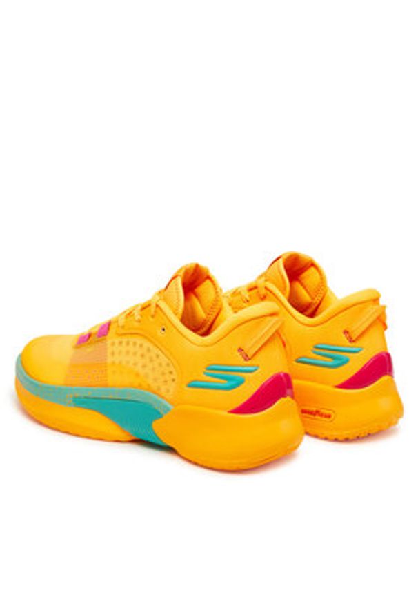 skechers - Skechers Sneakersy Skx Resagrip- 253007/NORG Pomarańczowy. Kolor: pomarańczowy. Materiał: materiał